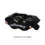 Wilwood 120-13839-BK Caliper-Forged DynaliteI-Black 1.38in Pistons .81in Disc
