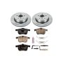 PowerStop KOE5361 OE Stock Replacement Low-Dust Ceramic Brake Pad and Rotor Kit