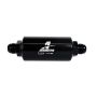 AEROMOTIVE AFS12387 10an Inline Fuel Filter 10 Micron 2in OD Black
