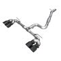 AWE Tuning 3020-43658 AWE MK8 Volkswagen Golf R 3in Track Edition Quad Exhaust - Diamond Black Tips