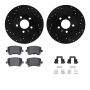 Dynamic Friction 8612-73034 Rotor Kit