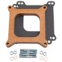 EDELBROCK EDE8719 3/4in Carb Spacer - Wood Style