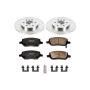 PowerStop KOE4609 OE Stock Replacement Low-Dust Ceramic Brake Pad and Rotor Kit