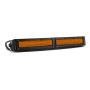 Diode Dynamics DD6041S 12 In LED Light Bar Single Row Straight - Amber Flood Each Stage Series