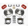 Wilwood 140-7140-R Forged Dynalite P/S Park Brake Kit Red New Big Ford 2.50in Offset