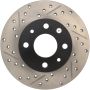 Stoptech 127.04001R Slotted & Drilled Sport Brake Rotor