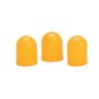 AutoMeter 3208 LIGHT BULB BOOTS, YELLOW, QTY. 3