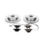 PowerStop K5361 Z23 Daily Driver Carbon-Fiber Ceramic Brake Pad and Drilled & Slotted Rotor Kit