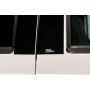 Putco 402670BP 19-20 Silv / Sierra 1500 - Crew Cab & Double Cab (4pcs) Black Platinum Pillar Posts Classic