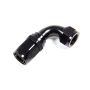 FRAGOLA FRG229013-BL Hose Fitting #12 90 Deg. to #16 Hose Black