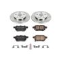 PowerStop KOE4737 OE Stock Replacement Low-Dust Ceramic Brake Pad and Rotor Kit