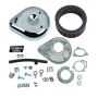 S&S Cycle 170-0305B 08-16 Touring Stock Bore Throttle By Wire Teardrop Air Cleaner Kit - Chrome
