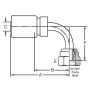 Dayco 116330 DC04-08RU14A90T