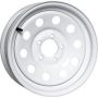 PACER 55W White Modular Trailer Wheel 15X5 5X5.00 81.03 +00