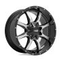 MOTO METAL MO970 18X9 5X4.5 MACH G-BLK 18MM