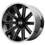 XD200 22X10 8X180 CHROME/CHROME -18MM