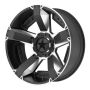XD811 17X9 6X135/5.5 MACH-BLK BTCC -12MM
