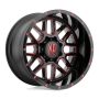 XD820 22X9 8X6.5 S-BLK MILL RTCC 0MM