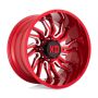 XD858 22X10 6X135 CANDY RED MILLED -18MM