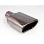 Different Trend Black Chrome 6″ Rolled Straight DT-043SBM
