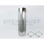Different Trend Big Rig Heat Shields 180 Degree Heat Shield With Vertical Slot Design DT-1048181