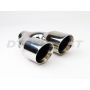 Different Trend Hi-Polished Tips Dual 3.50″ Double Wall Angle DT-24013BDL