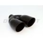 Different Trend Black Powder Coated 3.5″ Dual Double Wall Angle DT-25013BDLBK