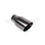 Different Trend Black Chrome Look 3.5″ Angle Double Wall Tip DT-24017ACBL