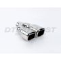 Different Trend Hi-Polished Tips Dual Double Wall Square Slant DT-24022DL