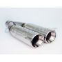 Different Trend Hi-Polished Tips 4″ Dual Double Wall Side Way DT-30038DS