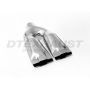 Different Trend Hi-Polished Tips Dual Bow Tie DT-25055B