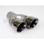 Different Trend Black Chrome Dual 3″ Double Wall Ford Flex Driver Side DT-24096LBM