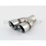 Different Trend Hi-Polished Tips Dual 3″ Double Wall Ford Flex Passenger Side DT-24096R