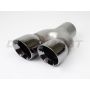 Different Trend Black Chrome Dual 3″ Double Wall Ford Flex Passenger Side DT-25096RBM