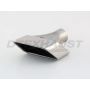 Different Trend Hi-Polished Tips Passenger Side Rectangular Double Wall Tip DT-24097R