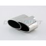 Different Trend Hi-Polished Tips Dual Oval Round Rolled Edge (passenger Side) DT-25127R