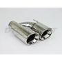 Different Trend Hi-Polished Tips Dual 3.5″ Double Wall Sideways Rolled Slant Driver Side DT-24153L