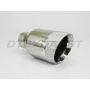 Different Trend Stainless Steel w/ Anodized Alum 4″ Double Wall Closed Outer Casing W/ Grey Anodized Aluminum Bil DT-24166C
