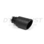 Different Trend Carbon Fiber 3.5″ x 6.7″ Double Layered Rolled Edge With Black Powder Coated Inner Pipe DT-25168BBK