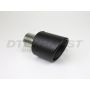 Different Trend Carbon Fiber 4″ X7″ Double Layered Rolled Edge With Polish Inner Pipe DT-24168C