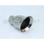 Different Trend Hi-Polished Tips 4″ Resonated Angle Cut Bell Tip DT-25175
