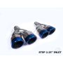 Different Trend 3.50″ Dual Rolled Angle Double-wall Blue Flame, Passenger Side DT-24177RBF