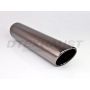 Different Trend Black Chrome 4″x18 Rolled Slant DT-244018RBM
