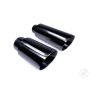 Different Trend Black Chrome Look 4″ * 9″ Angle Double-wall DT-25013CBL