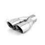 Different Trend Hi-Polished Tips Dual 3″ Double Wall Angle Passenger Side DT-30083R