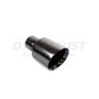 Different Trend Black Chrome Look 5″ Double Wall Slant DT-25113EBL