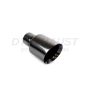 Different Trend Black Chrome Look 5″ Double Wall Slant DT-30113EBL