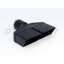 Different Trend Black Powder Coated Dual Single Wall Square Tip DT-25152BK