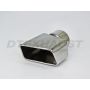 Different Trend Hi-Polished Tips Single Wall Square Rolled Slant Passenger Side DT-25155R