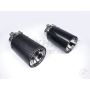Different Trend Carbon Fiber 3.50″x7″ Resonated Carbon-fiber Tip, Bolt-on I.d. 2.50″ DT-25171B
